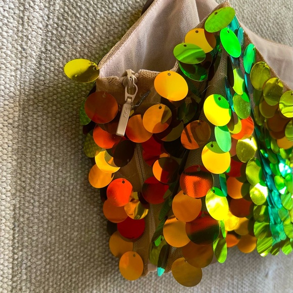 Zara Sequin Crop Top - Picture 5 of 8